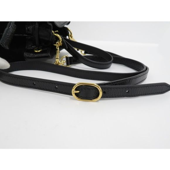 Gucci Ophidia Sherry Line Small Bucket Shoulder Bag Suede Black - Picture 7 of 9